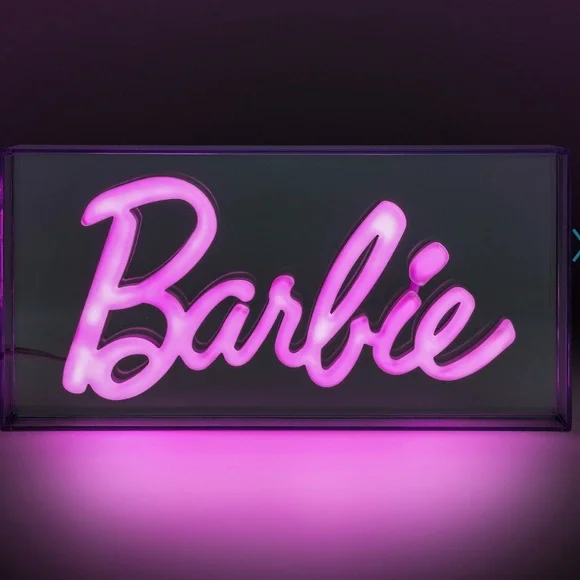 Official Mattel Barbie Pink Neon Sign-USB powered NIB - Picture 1 of 5
